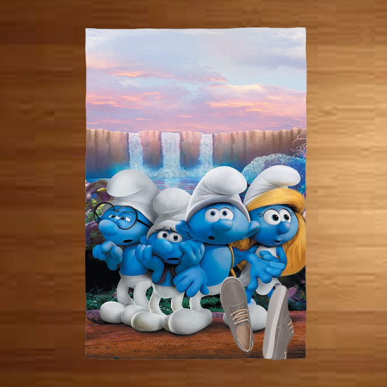 Hupikék törpikék szőnyeg - Smurfs