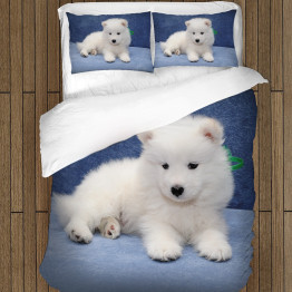 Pamut ágynemű garnitúra - Baby Samoyed