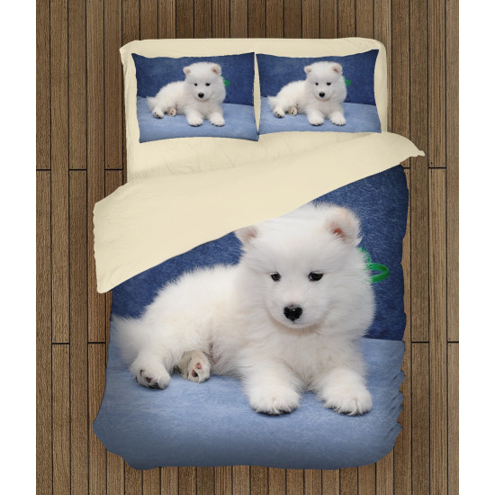 Pamut ágynemű garnitúra - Baby Samoyed