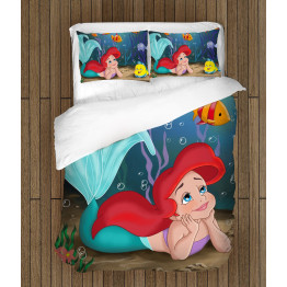 A kis hableány ágyneműhuzat pamut - The Little Mermaid Ariel