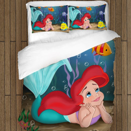 A kis hableány ágyneműhuzat pamut - The Little Mermaid Ariel