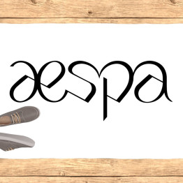 Szoba szőnyeg - Logo Aespa