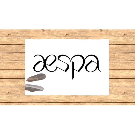 Szoba szőnyeg - Logo Aespa