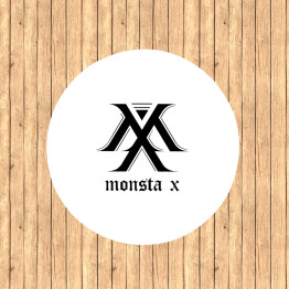 3D kerek szőnyeg - Monsta X