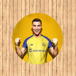 Focis kerek szőnyeg - Cristiano Ronaldo Al Nassr