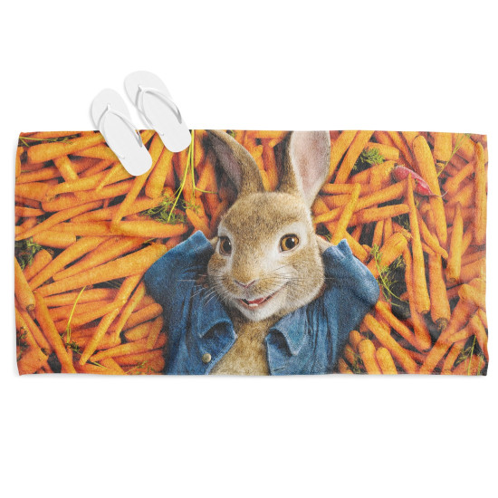 3D gyerek törölköző Nyúl Péter - Peter Rabbit