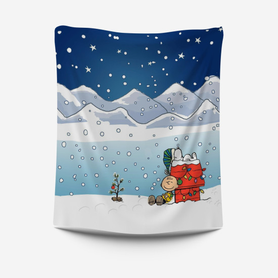 Karácsonyi pléd - Snoopy Christmas