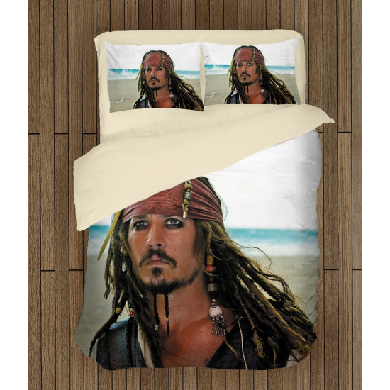 A Karib-tenger kalózai luxus ágynemű - Jack Sparrow