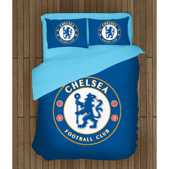 Chelsea ágyneműhuzat szett - Chelsea Blue Logo