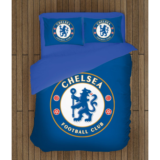 Chelsea ágyneműhuzat szett - Chelsea Blue Logo