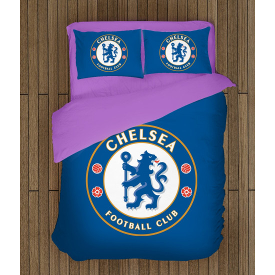 Chelsea ágyneműhuzat szett - Chelsea Blue Logo