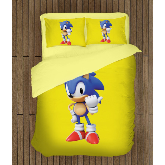 Sonic gyerek paplan párnahuzat szett