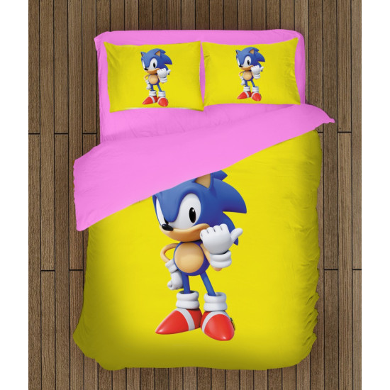 Sonic gyerek paplan párnahuzat szett