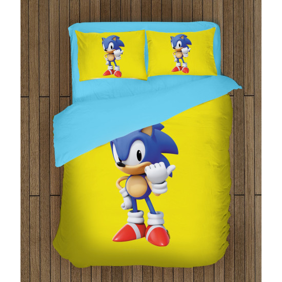 Sonic gyerek paplan párnahuzat szett