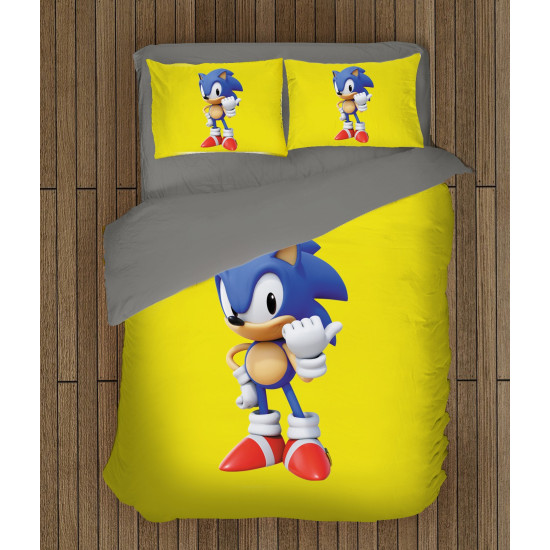 Sonic gyerek paplan párnahuzat szett