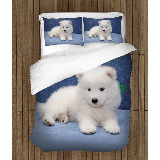 Ágynemű paplannal - Baby Samoyed