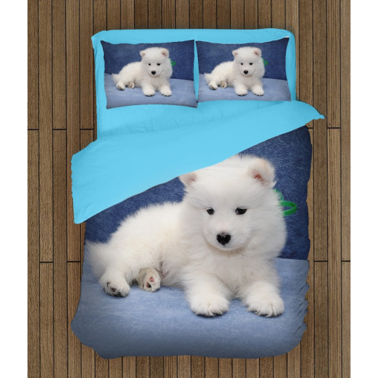 Ágynemű paplannal - Baby Samoyed