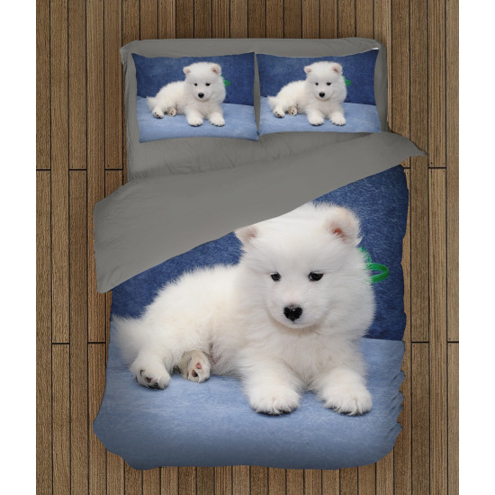 Ágynemű paplannal - Baby Samoyed