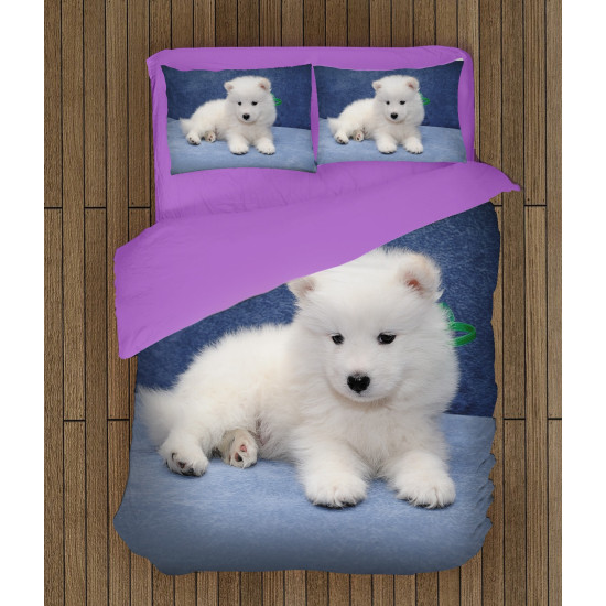 Ágynemű paplannal - Baby Samoyed