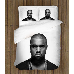 3D Luxus paplanos ágynemű - Kanye West