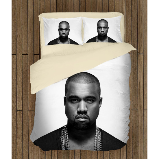 3D Luxus paplanos ágynemű - Kanye West