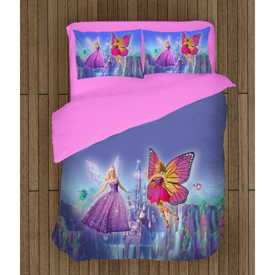 3D Ágynemű garnitúra - Fairy Princesses