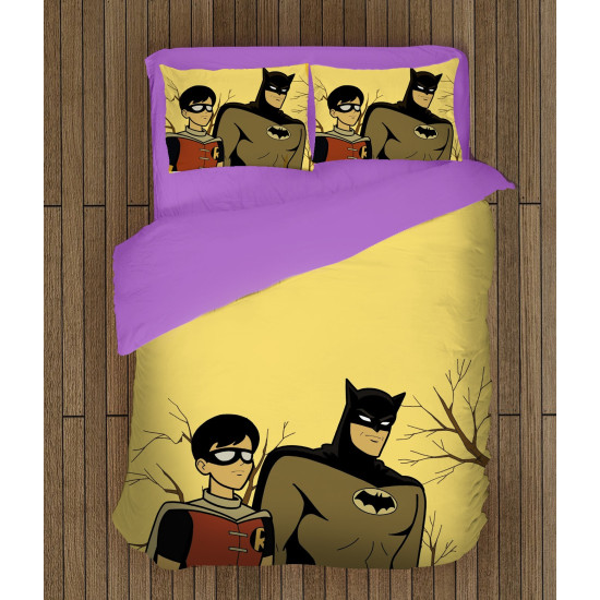 3D Ágyneműhuzat szett - Batman And Robin