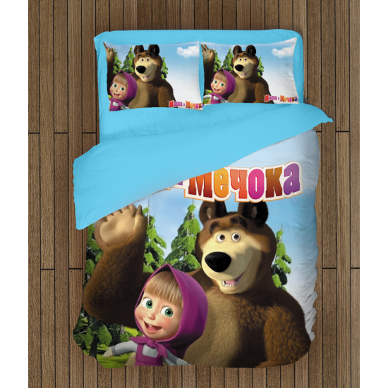 Mása és a Medve 3D ágynemű - Masha And The Bear