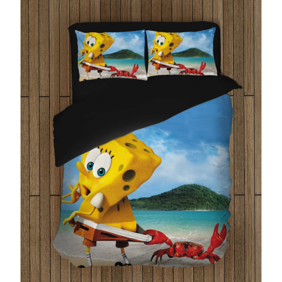 Gyermek ágynemű - Sponge Bob On The Beach