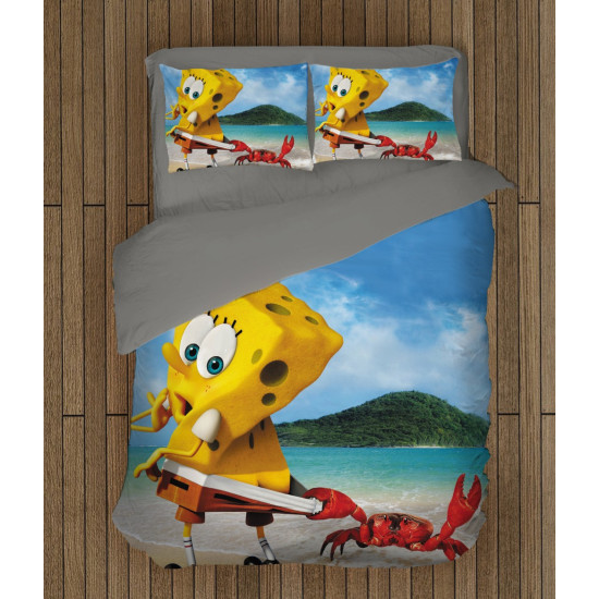 Gyermek ágynemű - Sponge Bob On The Beach