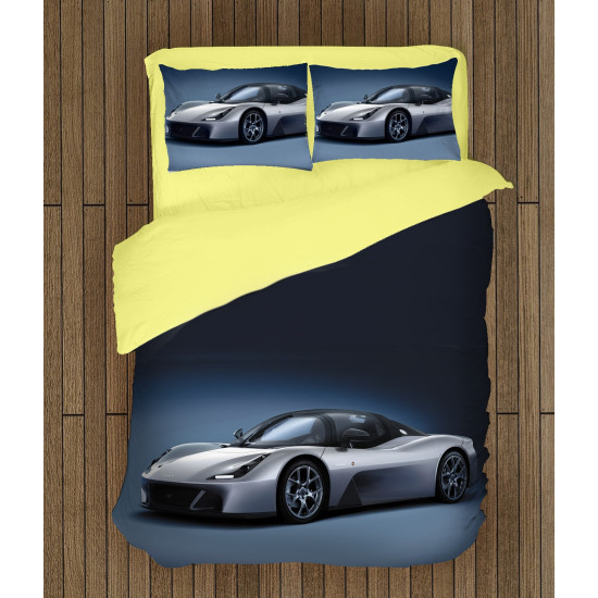 3D ágynemű - Sports Car White