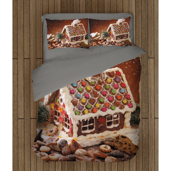 Karácsonyi mintás ágynemű - Christmas Candy House